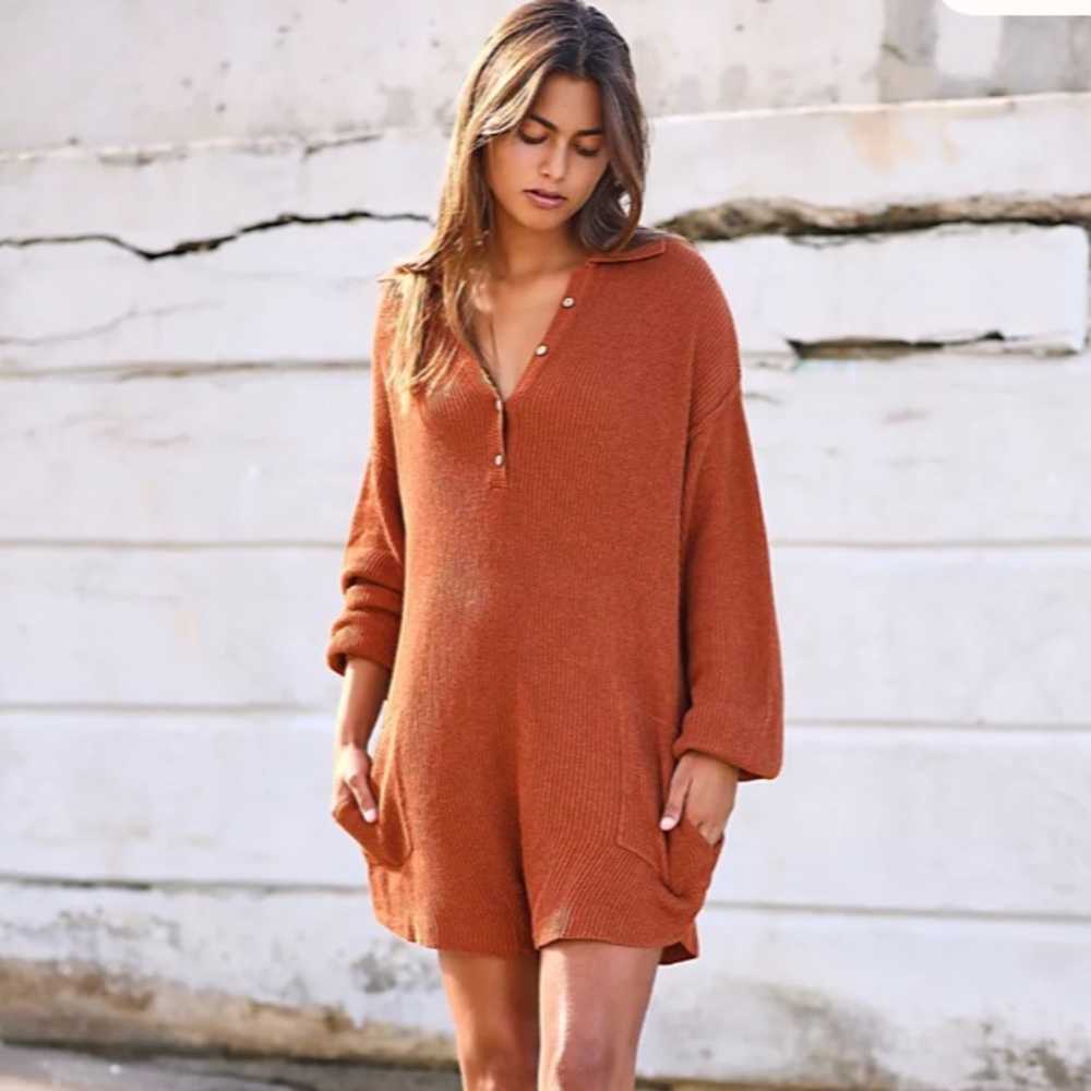 ⚡️⚡️FREE PEOPLE PICNIC SWEATER ROMPER